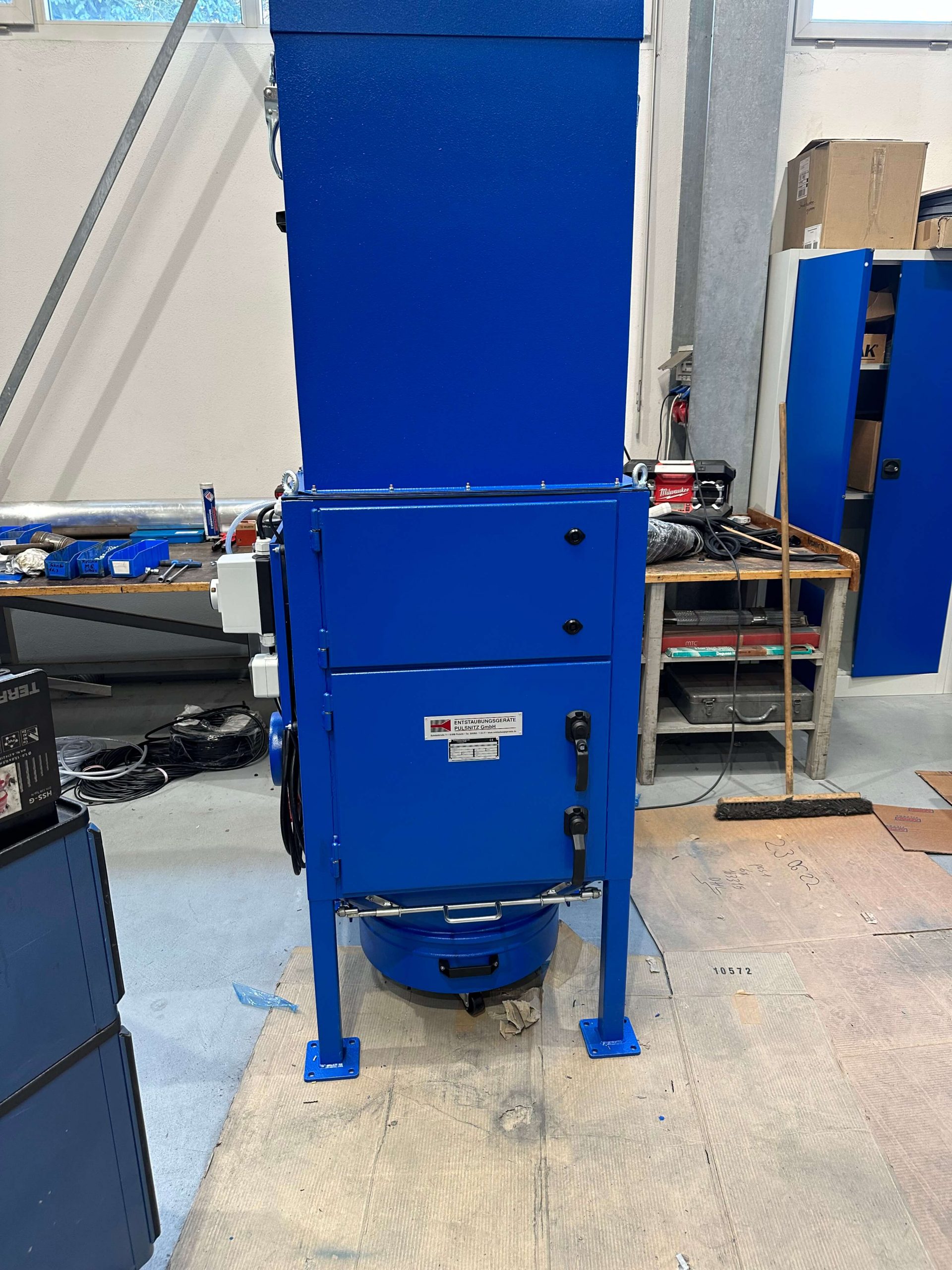 Entstaubungsgerät Blau